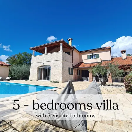Villa Spacious Villa With Pool, Indoor Jacuzzi And Sauna Near Porec Visnjan