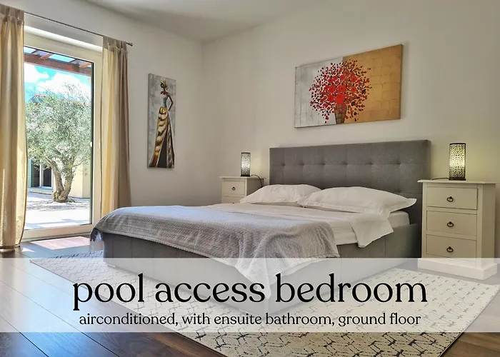 Spacious With Pool, Indoor Jacuzzi And Sauna Near Porec Villa Višnjan